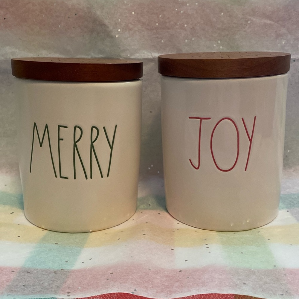 Set of 2 Holiday Jars